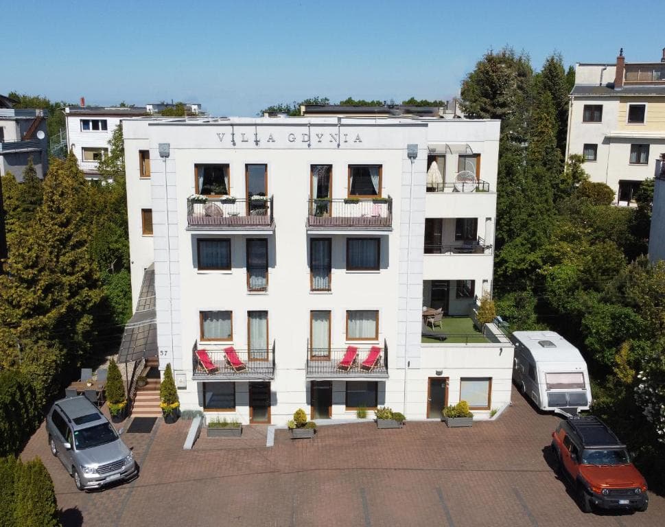 Villa Gdynia z lotu ptaka